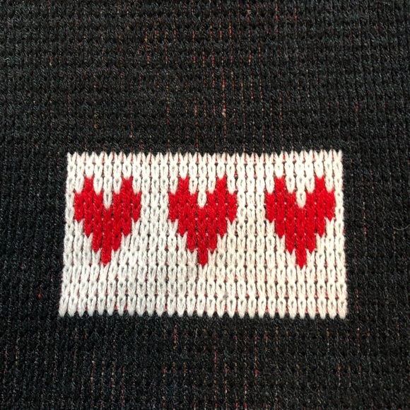 Vintage 80’s Knit Rose Sweater - Picture 10 of 17